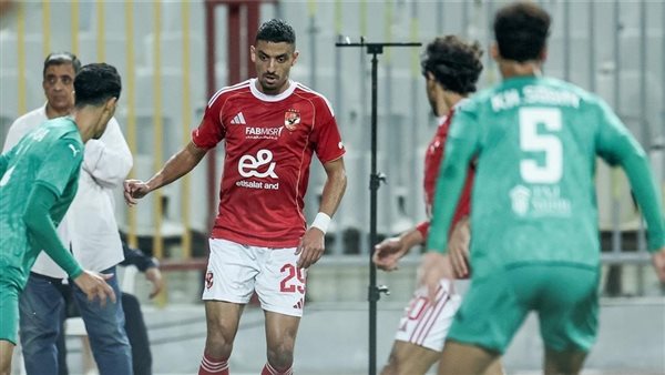 المصري يهدد مرمى شوبير: 80 دقيقة والأهلي غائب عن المباراة