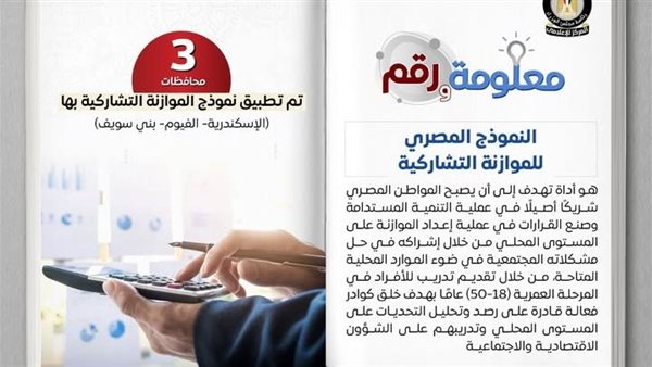 وزارة المالية تطبق بنجاح النموذج الوطني للموازنة التشاركية في بني سويف