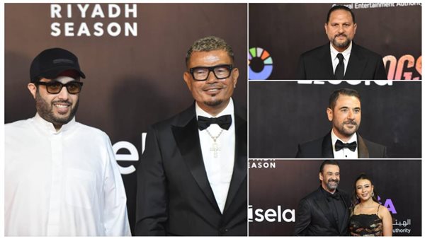 أحمد عز وكريم عبد العزيز يضيئان العرض الخاص لفيلم 7DOGS بحضور عمرو دياب