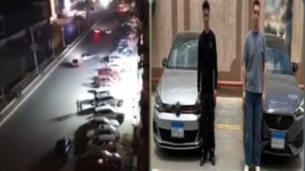 ضبط طالبين أثناء تأديتهما حركات استعراضية بسيارتين في شوارع الغربية