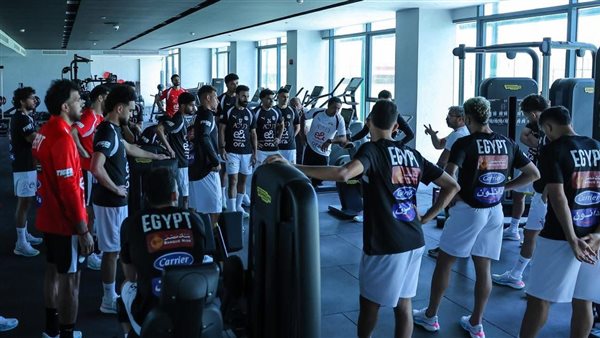 المنتخب الوطني يبدأ تدريباته الصباحية في صالة “الجيم” تحضيراً لمواجهة روسيا