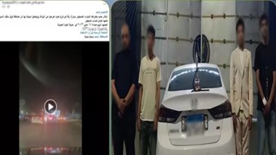 شيشة فوق السقف السيارة واستعراض خطر.. الداخلية تضبط أبطال موكب زفاف المنيا