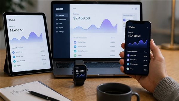 مزامنة المحافظ الرقمية عبر التطبيقات والمنصات