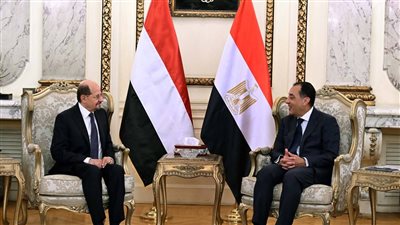 رئيس الوزراء يلتقي نظيره اليمني.. تفاصيل