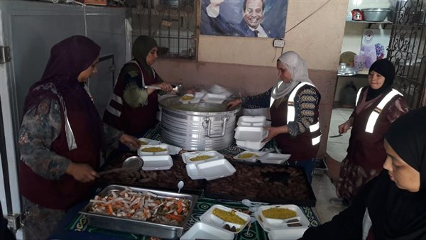 توزيع 1500 وجبة إفطار مجانية للصائمين في يوم عرفة بالخانكة
