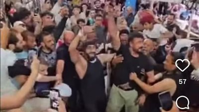 أحمد العوضي يشارك في أضحية العيد وسط تفاعل سكان منطقته