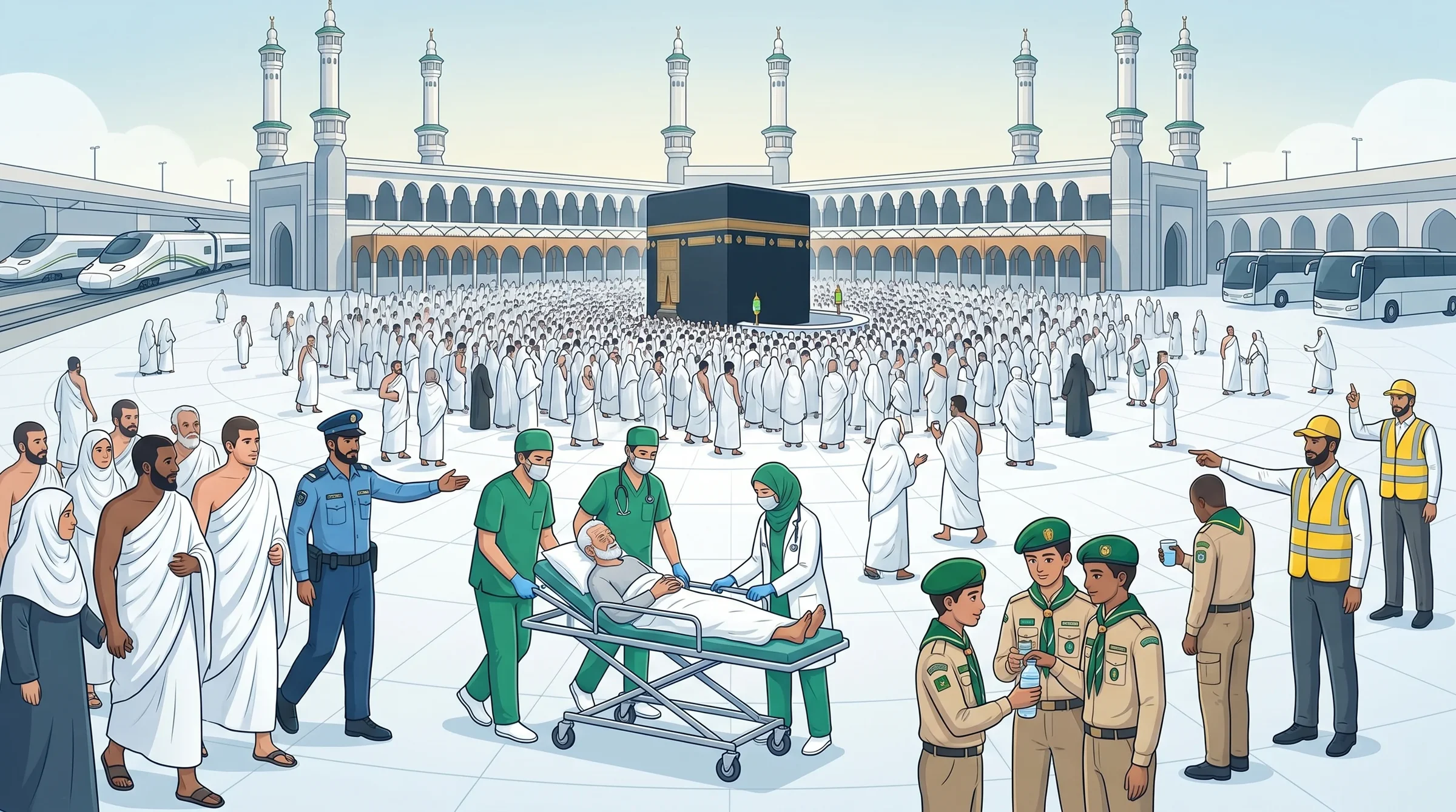 الحج: رحلة تضامن وخدمة إنسانية عبر الزمن