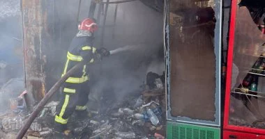 إخماد حريق اندلع في شقة بمدينة قنا