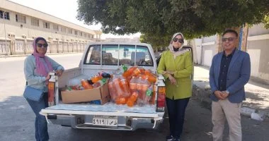 ضبط مواد غذائية ومشروبات منتهية الصلاحية في محافظة الإسماعيلية