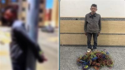 حبس عاطل متهم بسرقة أسلاك الكهرباء من شقة تحت التشطيب بأكتوبر
