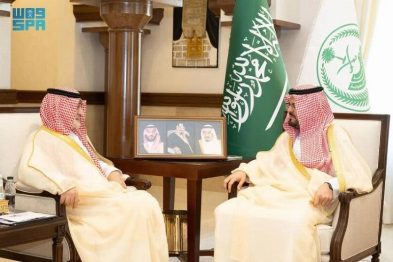 نائب أمير مكة يستقبل أمين جدة بمناسبة انتهاء فترة عمله