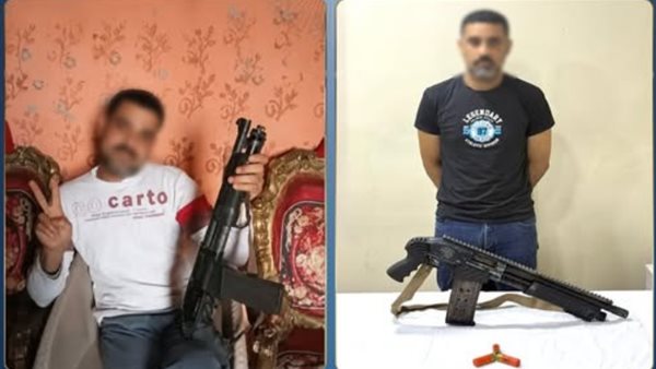 ضبط متهم في قضية تهديد ونشر صورة بسلاح ناري بالمنوفية
