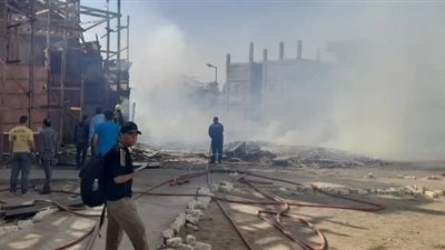 داخل موقع تصوير بالحي الشعبي.. السيطرة على حريق بمدينة الإنتاج الإعلامي