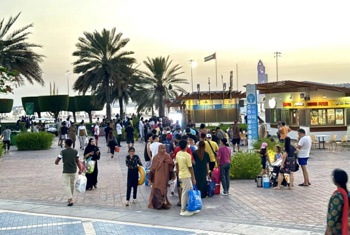 رواد حدائق وشواطئ أبوظبي يزدادون خلال عطلة العيد
