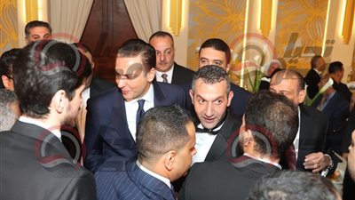 بحضور رئيس الشيوخ وعبد الجواد والغنام.. كبار رجال الدولة والسياسية يشاركون حفل زفاف «الشلة».. صور