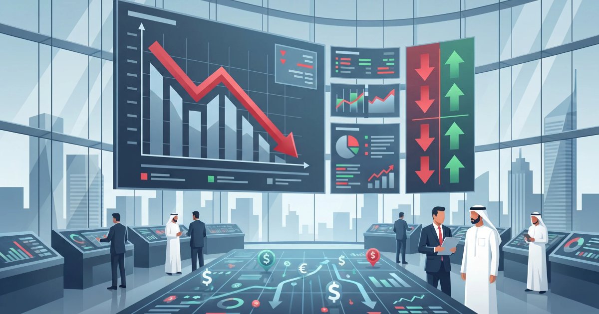 مؤشر الأسهم السعودية يغلق على تراجع بأكثر من 102 نقطة وسط تداولات بـ6 مليارات ريال