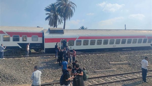 عاجل.. خروج 6 عربات من قطار بكفر الزيات عن القضبان دون خسائر بشرية