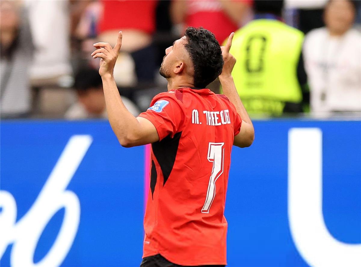 تمريرة محمد صلاح تمهد لتريزيجيه ويحرز الهدف الثالث لمصر أمام نيوزيلندا