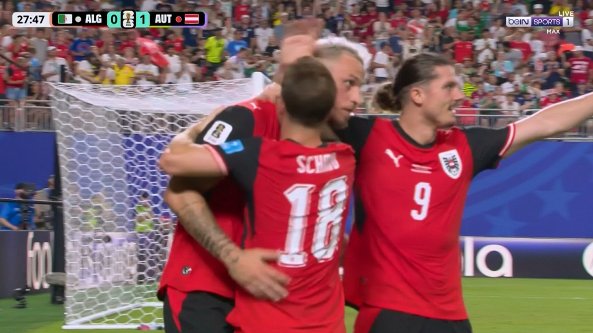اهداف مباراة الجزائر والنمسا في كأس العالم