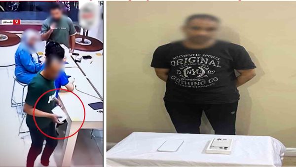 ضبط لص بتهمة سرق هاتف محمول من متجر بمدينة نصر