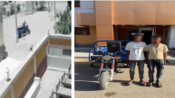 قطع ضفيرة الكهربا .. ضبط عاطلين سرقا تروسيكل من أمام مسجد في أسوان