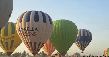 تعليق مؤقت لرحلات البالون في الأقصر لمدة ربع عام