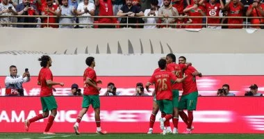 أسود الأطلس يفرضون تفوقهم بهدفين بنهاية الشوط الأول أمام منتخب مدغشقر بقيادة صيباري