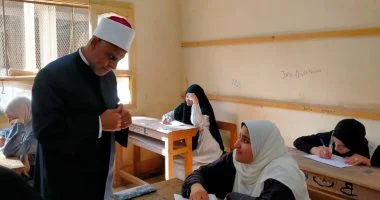 رئيس قطاع المعاهد الأزهرية يتفقد لجان امتحانات الشهادة الثانوية بالقليوبية