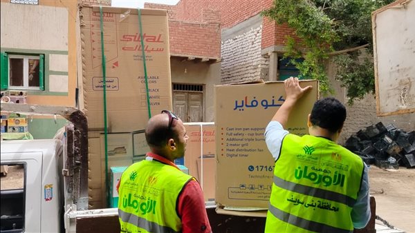 زفاف 24 عروسة يتيمة ببني سويف وتوفير أجهزة كهربائية بـ1.2 مليون جنيه