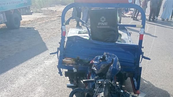 بينهم رضيعة عمرها عام.. مصرع شخصين وإصابة أسرة كاملة في حادث مروع بالطريق الصحراوي