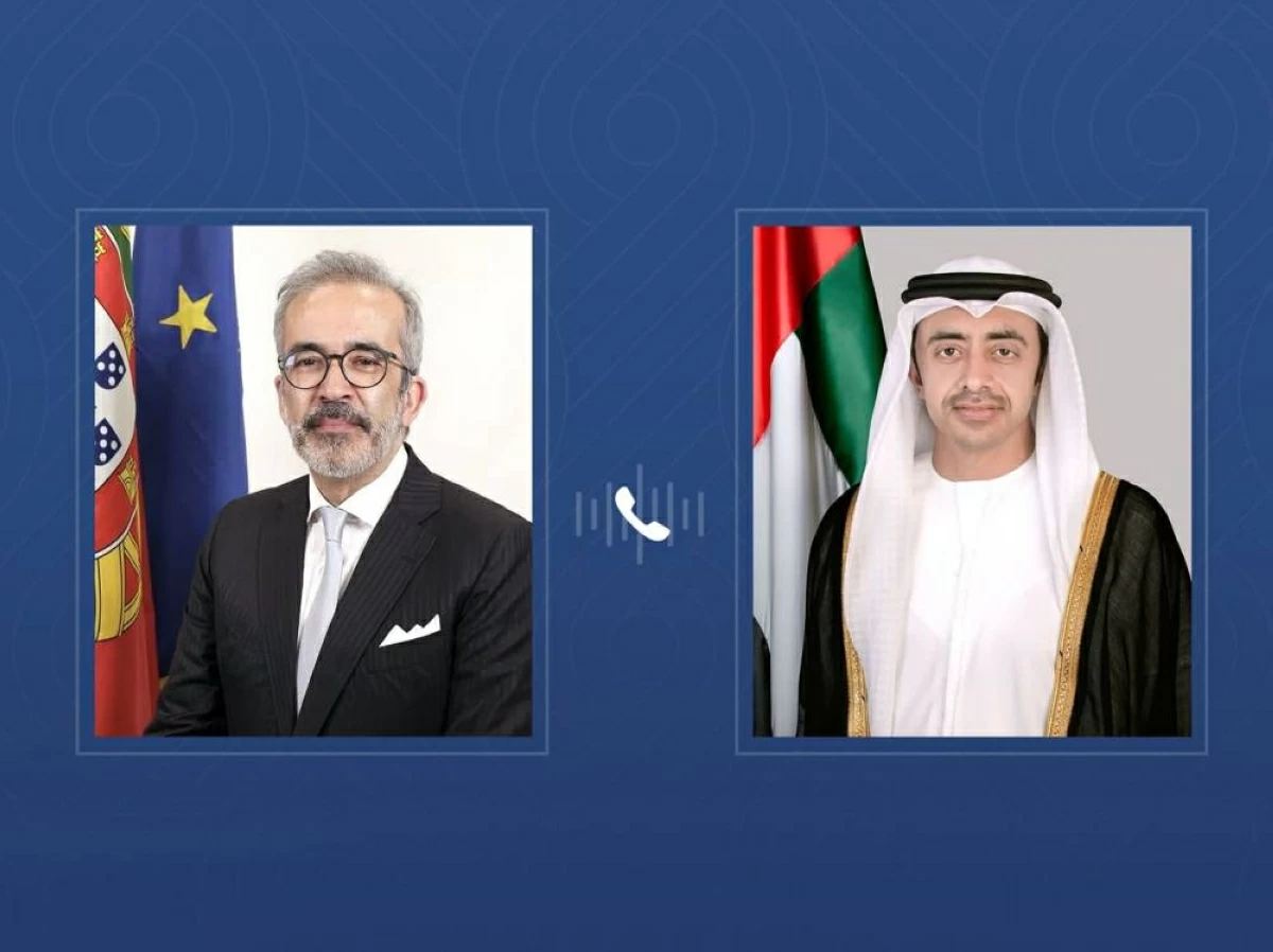 اجتماع بين عبدالله بن زايد ونظيره البرتغالي لبحث الأوضاع بعد الهجمات الإيرانية