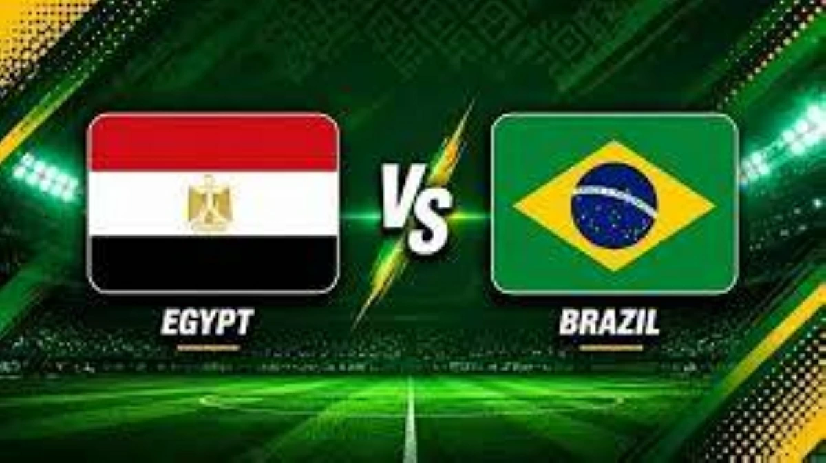 مواجهة ودية بين منتخب مصر والبرازيل مباشرة الآن