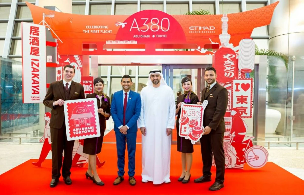 «الاتحاد» ترتقي بتجربة السفر إلى طوكيو مع تشغيل طائرة A380 الشهيرة