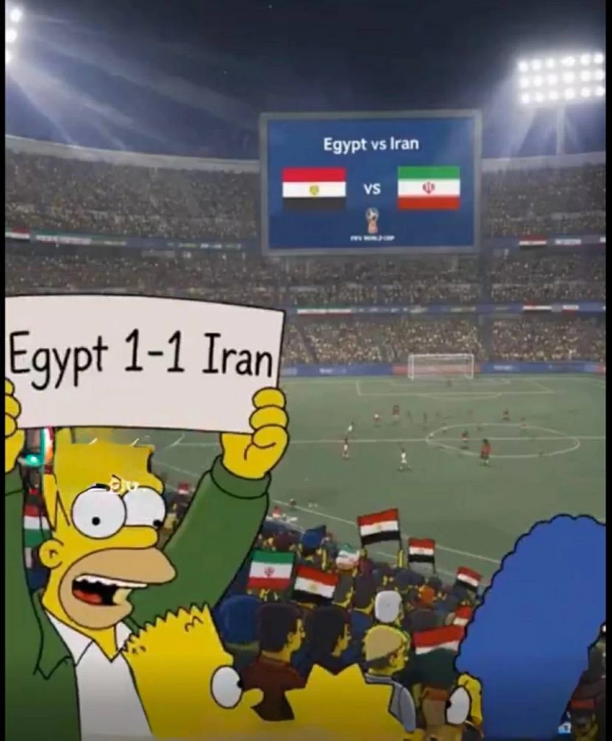 حقيقة تنبؤ مسلسل «ذا سيمبسون» بنتيجة مباراة مصر وإيران في كأس العالم 2026