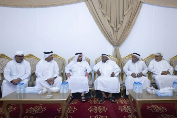 سيف بن زايد يعزي في وفاة الشهيد عيسى غلوم البلوشي
