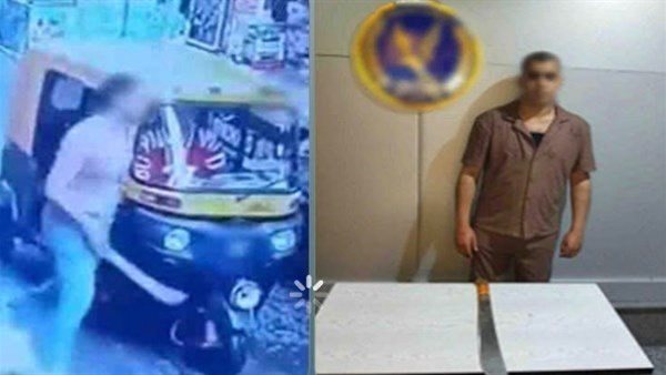 ماسك سلاح أبيض.. القبض على المتهم بالتعدي على محل بالإسكندرية