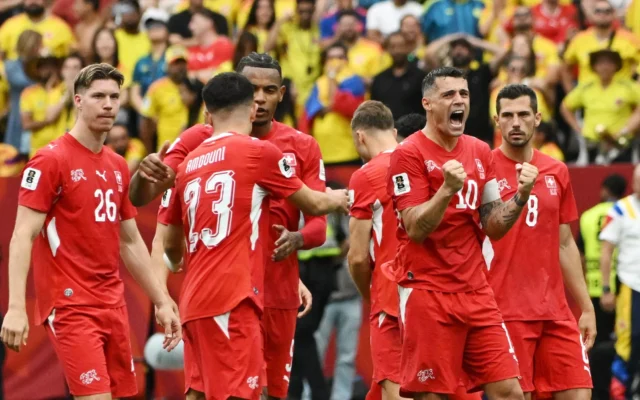 سويسرا تُقصي كولومبيا بركلات الترجيح وتبلغ ربع نهائي كأس العالم 2026