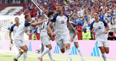 موعد مباراة أمريكا أمام البوسنة والهرسك في دور الـ 32 بكأس العالم