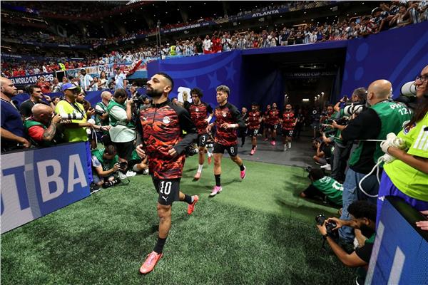 كأس العالم 2026.. منتخب مصر يجري عمليات الإحماء قبل مواجهة الأرجنتين 
