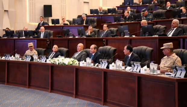 الرئيس السيسي يشهد استعراض إمكانيات الدولة في مجابهة الأزمات والكوارث بالعاصمة الجديدة