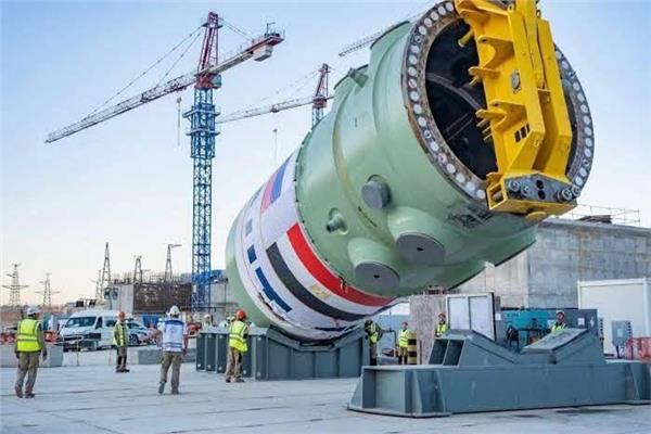 اليوم.. إنجاز جديد بـ «الضبعة النووية»: تركيب وعاء ضغط المفاعل للوحدة الثانية