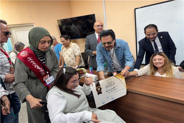 انطلاق ورش مواهب ذوي الإعاقة الفنية والإبداعية بجامعة المنصورة