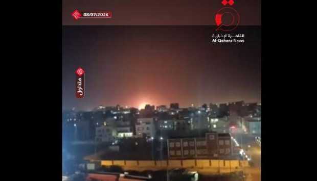 لقطات من الضربات الأمريكية على مدينة تشابهار جنوب إيران (فيديو)