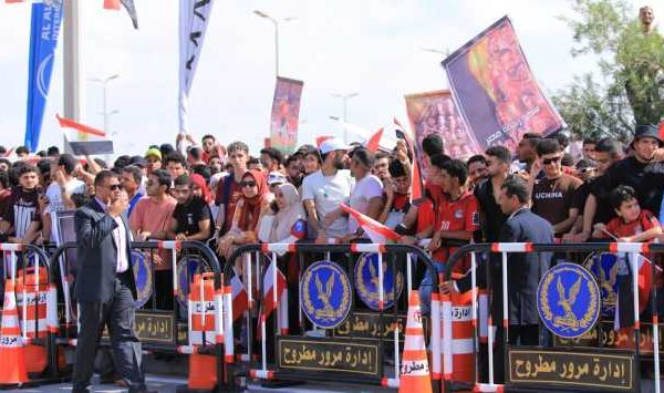 استقبال أسطوري لبعثة الفراعنة في مطار العلمين بعد ملحمة المونديال (فيديو)