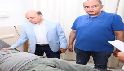 محافظ الغربية يطمئن على مصابي حادث القطار بمستشفى طنطا العام