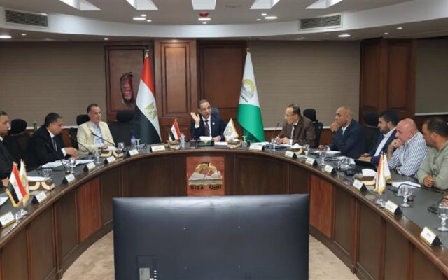 محافظ الجيزة يتابع إجراءات توفيق أوضاع الكيانات التعليمية