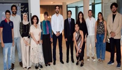 بسام راضي يكرم الفائزين بجائزة الدولة للإبداع الفني بالأكاديمية المصرية للفنون بروما (صور)