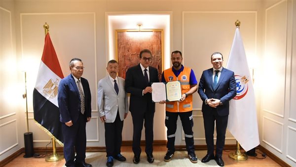 وزير الصحة يبحث مع جامعة كوكوشيكان اليابانية إنشاء أكاديمية مصرية يابانية لطب الطوارئ والإسعاف