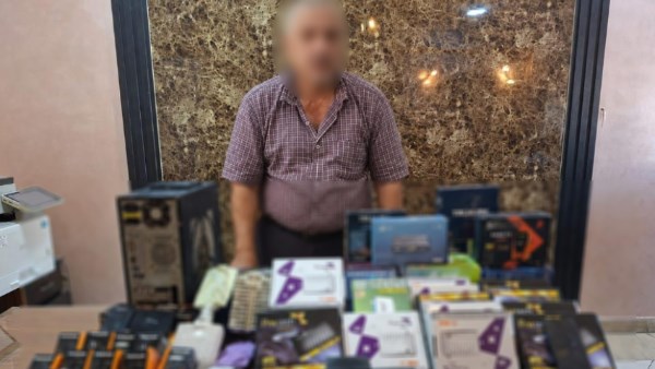 القبض على شخص يدير شبكة بث تليفزيونى بالمنوفية