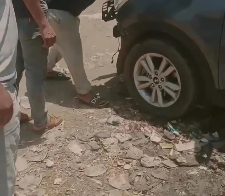إصابة 3 أشخاص بينهم طفل في تصادم 3 سيارات بقرية ترسا في القليوبية